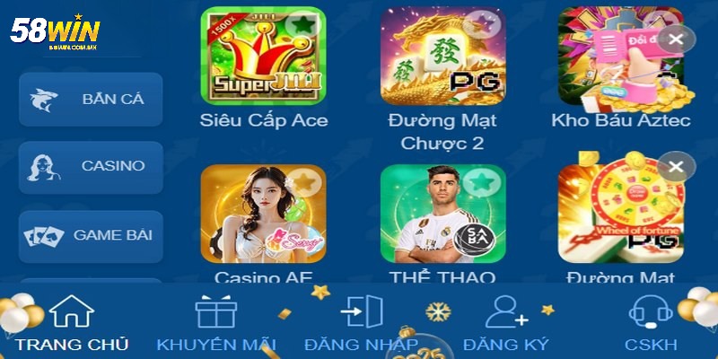 Giới Thiệu 58WIN 2 Tính minh bạch đảm bảo trong từng tựa game
